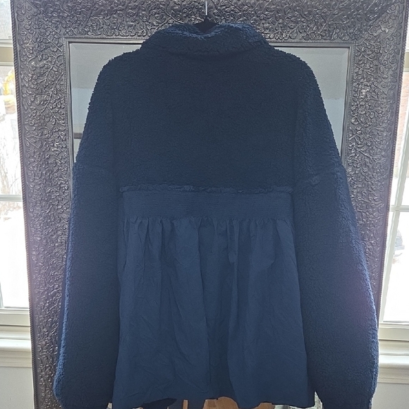 Free People Movement Aint She Lovely Blue Jacket. NWT. - Picture 3 of 5